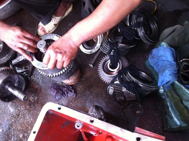 Hạng mục sửa chữa xe nâng tại Thái Bình